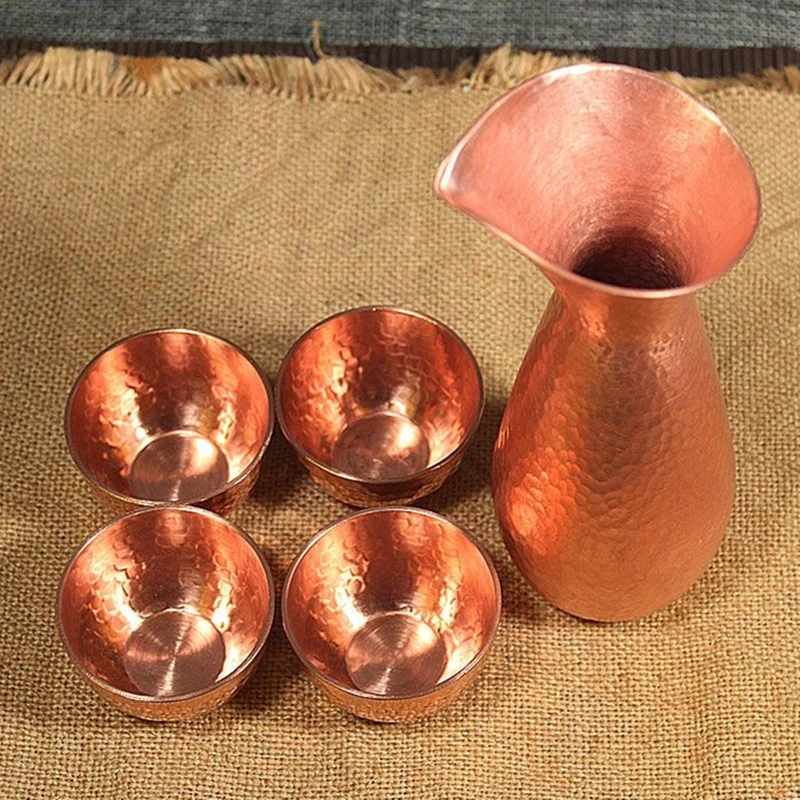 Wild Red Copper Drinking Set