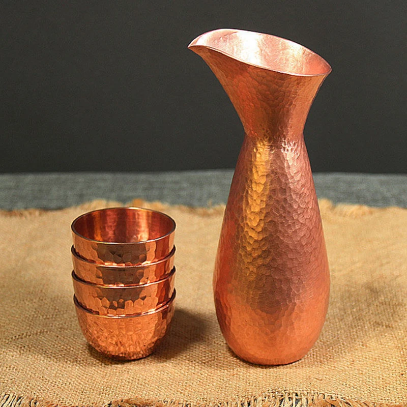 Wild Red Copper Drinking Set