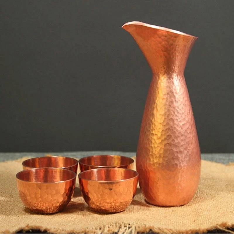 Wild Red Copper Drinking Set