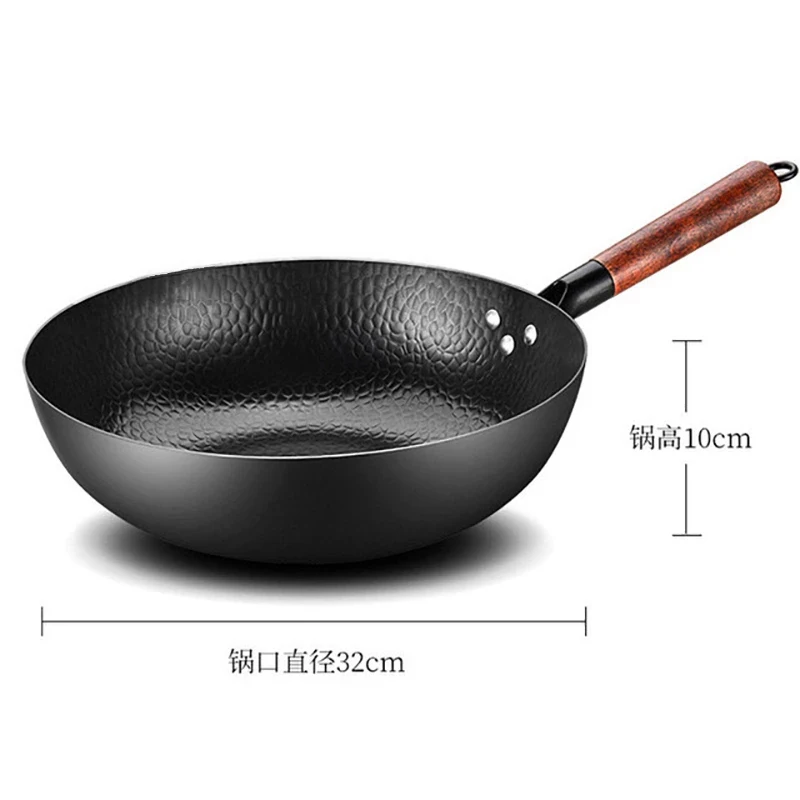 Handmade Cast Iron Wok