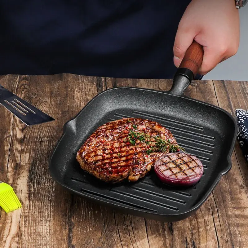 Complete Cast Iron Steak Frying Pan