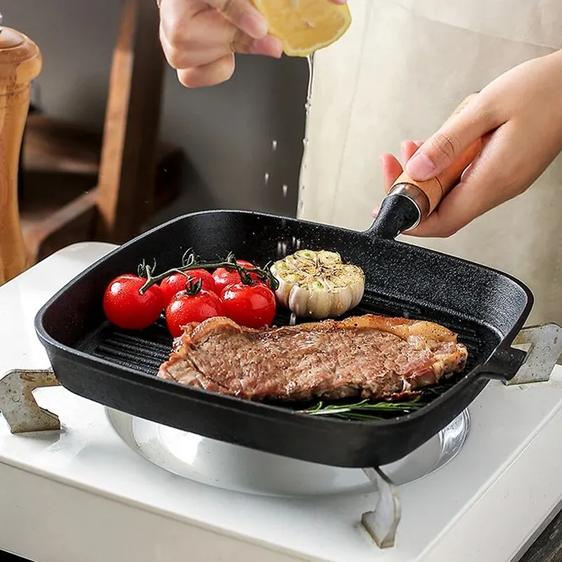 Complete Cast Iron Steak Frying Pan