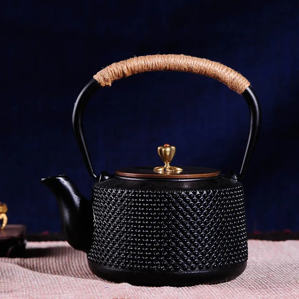 Elegant Japanese Cast Iron Kettle