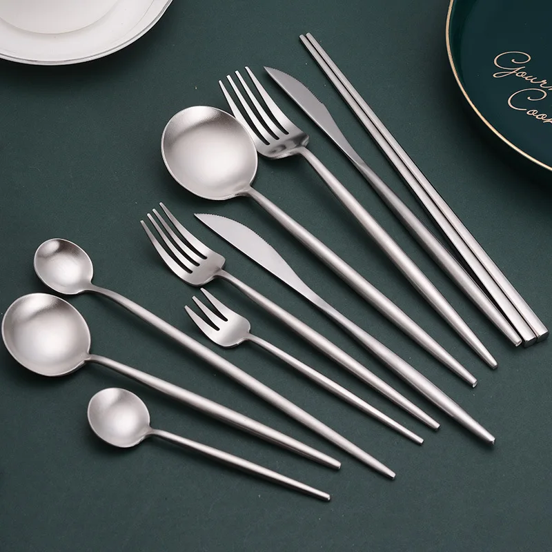 Luxury Copper Cutlery Set