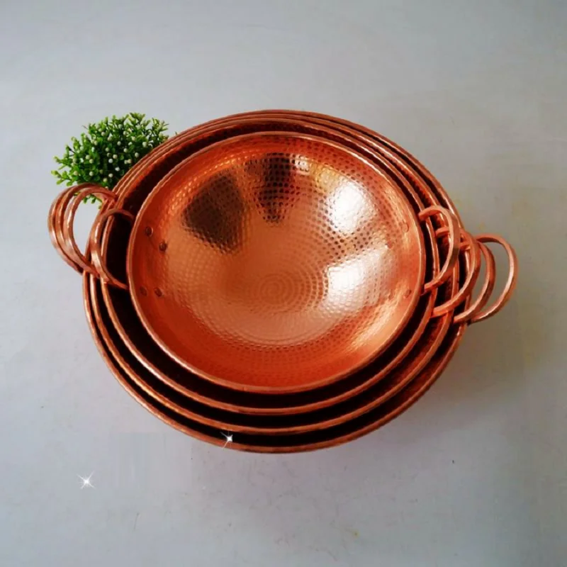 Dazzling Copper Frying Pan