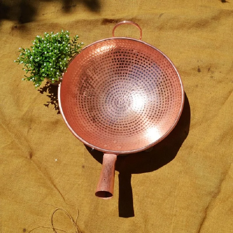 Dazzling Copper Frying Pan