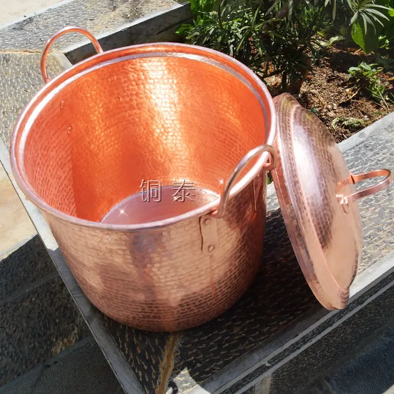 Large Copper Soup Pot