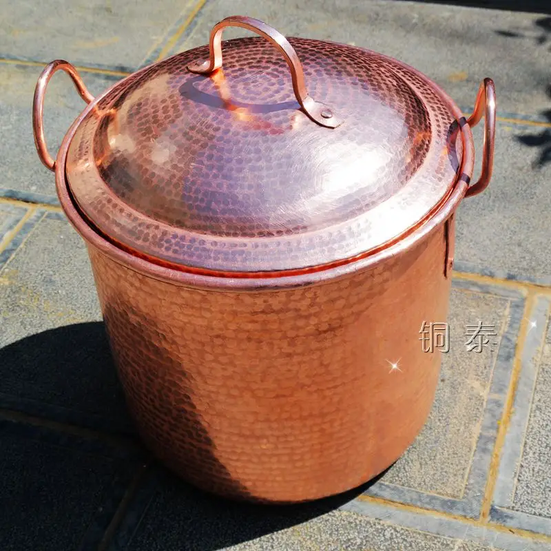 Large Copper Soup Pot